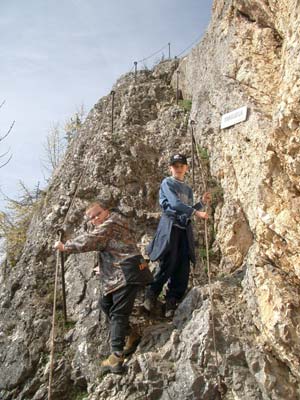 Einstiegstelle am Hanselsteig