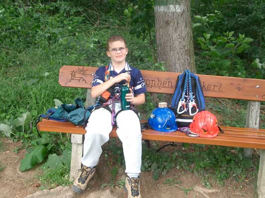 Rast am Philosofenbankerl