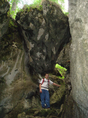Unter dem großen Klemmblock