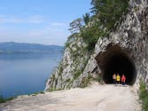 Rückweg durch Tunnel